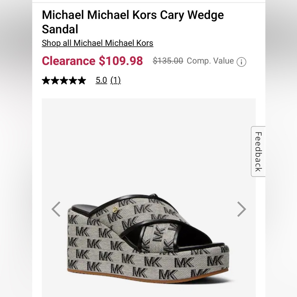 Micheal Kors wedges